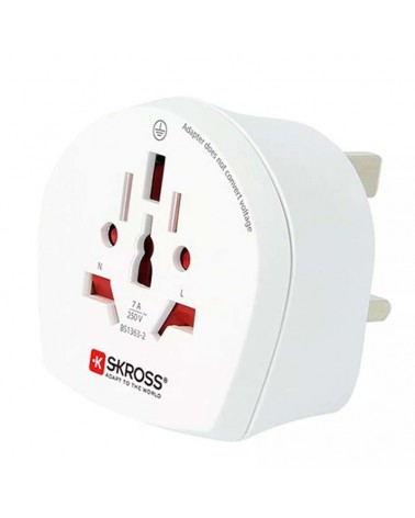 Adaptador europeo - Inglés blanco