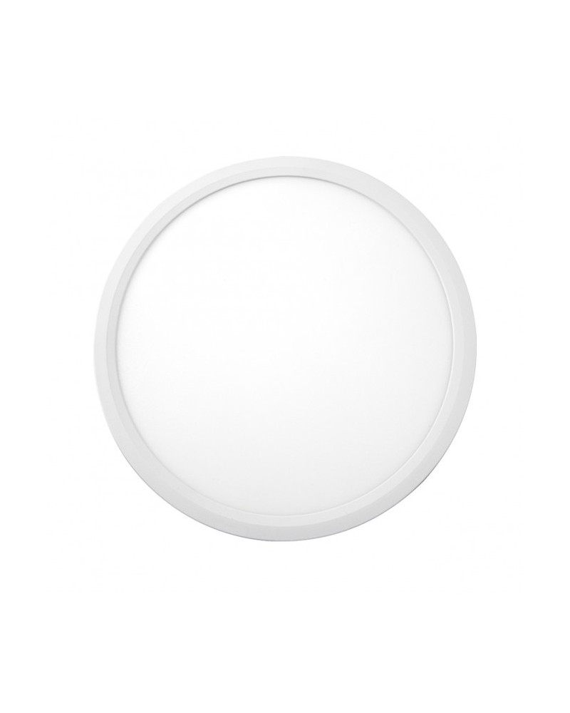 Plafón de superficie o empotrable blanco 23cm con LED integrado 18W CCT 3000K-4000K-6500K sensor de movimiento
