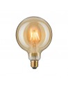 Globe bulb 125 mm. Amber LED filaments E27 5W 1700K 250Lm golden light