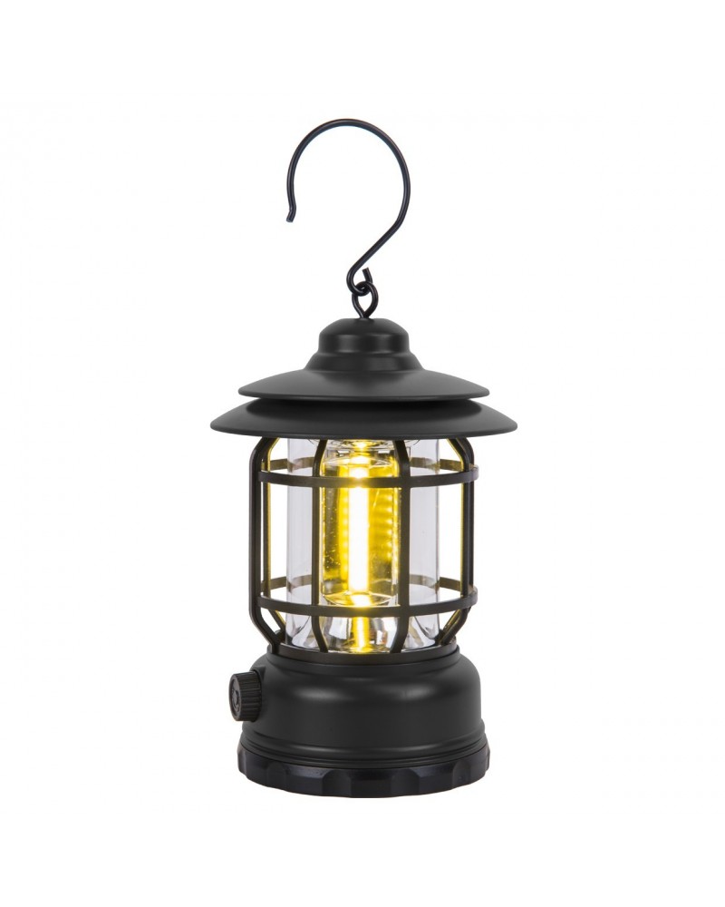 IP54 LED 2W table and pendant lamp with rechargeable battery and dimmer, black