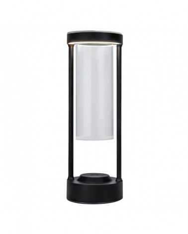 Lámpara portátil LED 2W batería recargable 3000K 4500K 6000K color negro