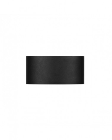 Aplique exterior IP54 luz arriba y abajo LED 6W 500LM 3000K 16,5cm negro