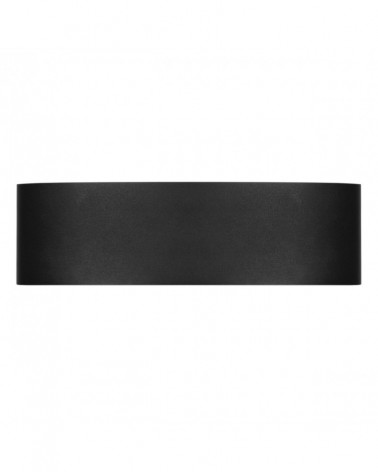 Aplique exterior IP54 luz arriba y abajo LED 10W 1200LM 3000K 27cm negro