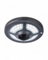 Aro de luz LED para sombrillas fácil instalación con pilas color negro 3W 150LM 6000K