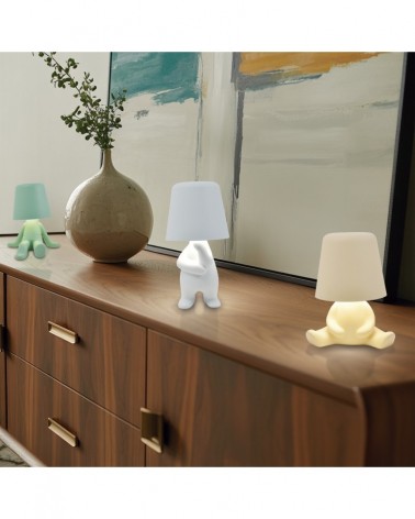 3W LED table lamp, white finish, 3000K 4000K 6000K, 180Lm, with rechargeable battery