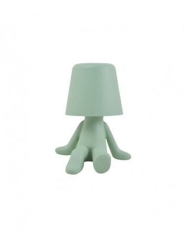 3W LED table lamp, green finish, 3000K 4000K 6000K, 180Lm, with rechargeable battery