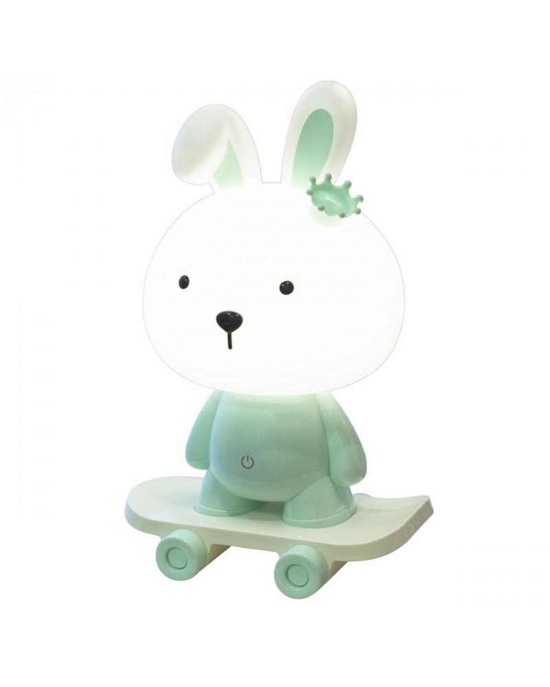 Children's LED table lamp, 3W, blue, 3000K, 180Lm, with dimmer switch