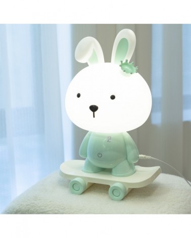 Children's LED table lamp, 3W, blue, 3000K, 180Lm, with dimmer switch