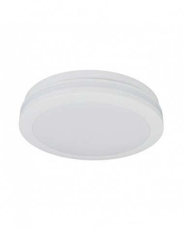 Round ceiling light 30cm LED 40W white finish IP54 3000K 4000K 6000K 3200Lm