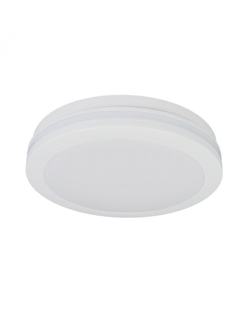 Round ceiling light 30cm LED 40W white finish IP54 3000K 4000K 6000K 3200Lm
