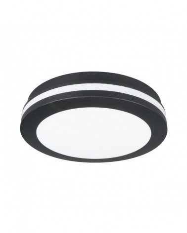 Plafón redondo 30cm LED 40W acabado negro y blanco IP54 3000K 4000K 6000K 3200Lm