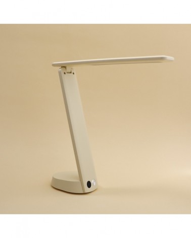 Flexo plegable LED 3W color beige 3000K-4000K-6500K con batería recargable