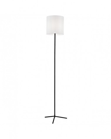 Minimalist style floor lamp 1x60W E27 black