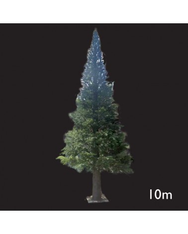 Arbol pino de Navidad extra gigante verde de 10 metros de altura