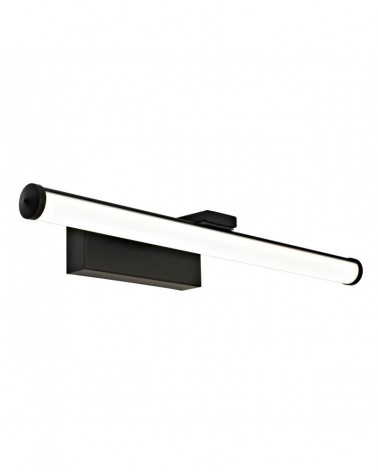 Aplique baño 42cm LED 10W negro 1000Lm 4000K
