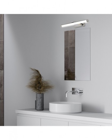 Bathroom wall light 42cm LED 10W chrome 1000Lm 4000K