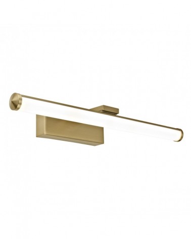 Bathroom wall light 42cm LED 10W brass 1000Lm 4000K