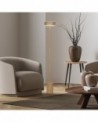 Elegant LED floor lamp 12W wood finish 1000Lm 4000K