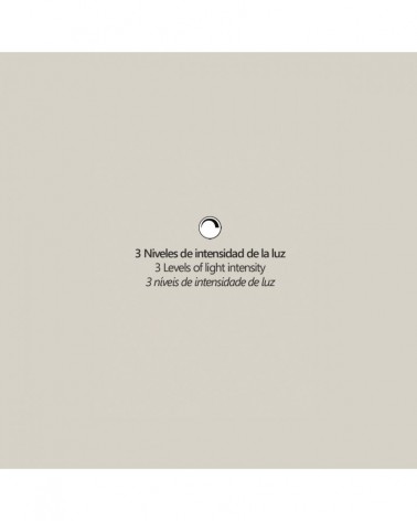 Lámpara de pie elegante LED 12W acabado madera 1000Lm 4000K