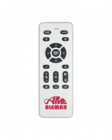 Ventilador de techo 40W Ø132cm luz LED 20W 2437Lm motor DC REGULABLE acabado metal negro y madera oscura