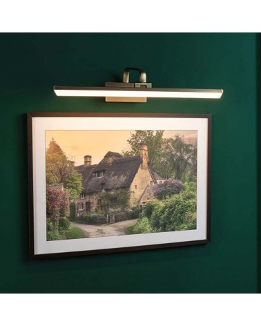 Aplique iluminacuadros 60cm 11W LED 3000K acabado latón