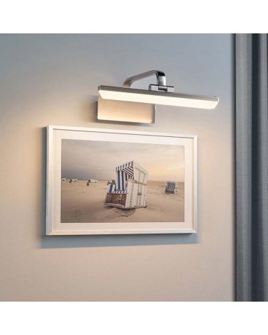 Aplique iluminacuadros 30cm 6W LED 3000K acabado aluminio