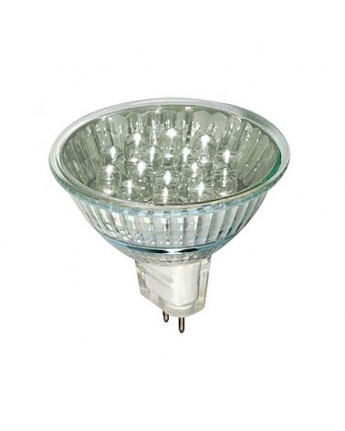 Dicroica de 20 LEDs Blancos 6500K 1W GU5,3 12V Ø51mm