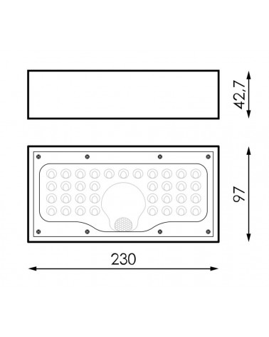 6W IP64 LED Solar Wall Light 3000K 4000K White with Motion Sensor and Long-Lasting 3000mAh Battery