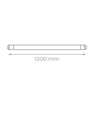 Tubo LED 120cms 18W T8 de luz negra