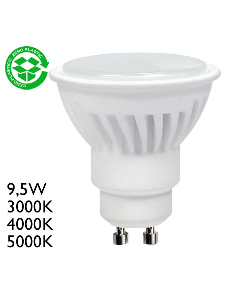 Spot Dicroica LED 9,5W GU10 120º 1000Lm. 2700K 3000K 4000K 5000K