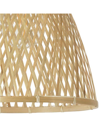 Ceiling lamp 55cm with braided bamboo shade E27 60W