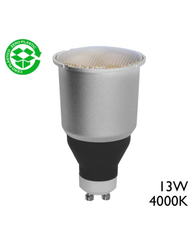 Bombilla bajo consumo GU10 ECSAVER DICROICA PLUS 13W 230V 4000K