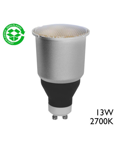 Bombilla bajo consumo GU10 ECSAVER DICROICA PLUS 13W 230V 2700K