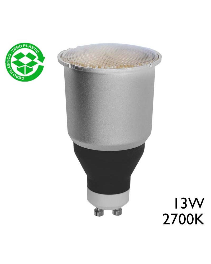 Low consumption bulb GU10 ECSAVER DICHROIC PLUS 13W 230V 2700K