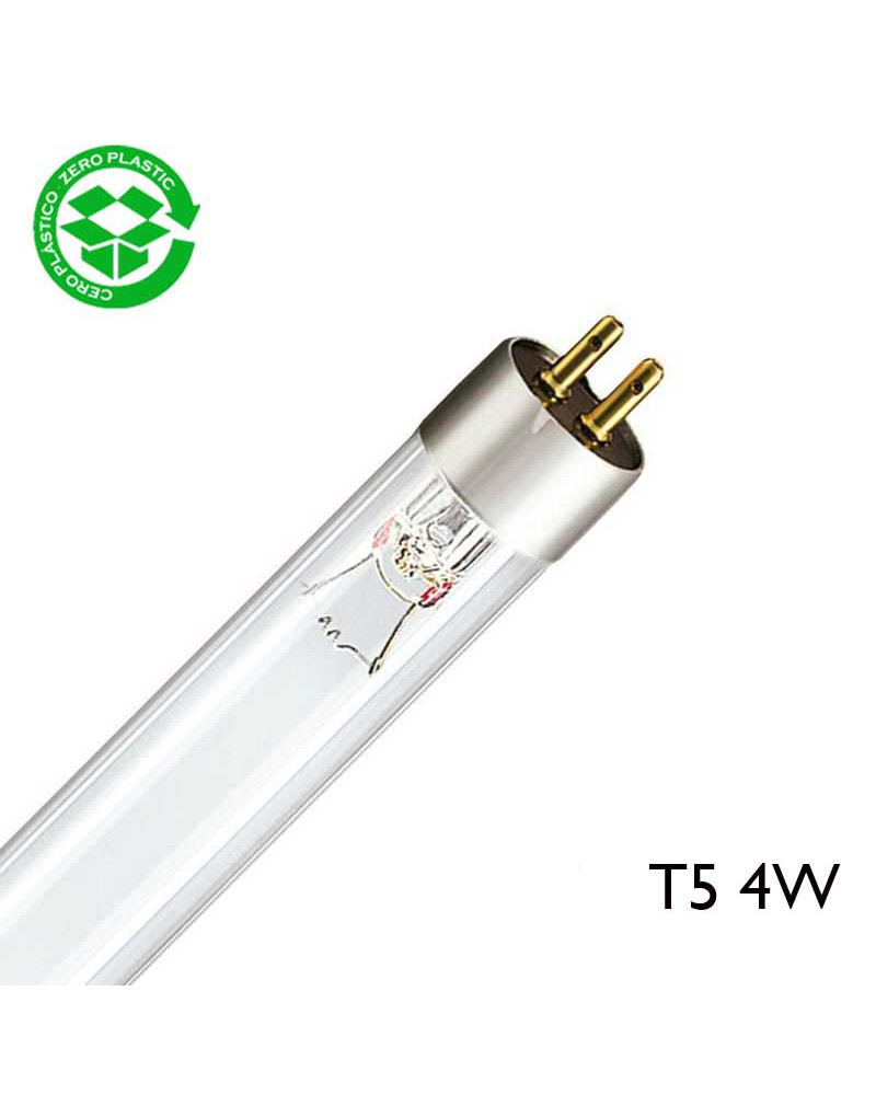 Tubo germicida 4W T5 G5 136mm modelo G6T5