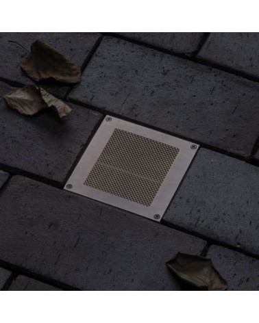 Empotrable de suelo Solar LED 1,5W IP67 acero inox. 3000K sensor movimiento