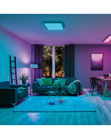 Panel LED inteligente 595x595mm 35W RGBW + blanco regulable