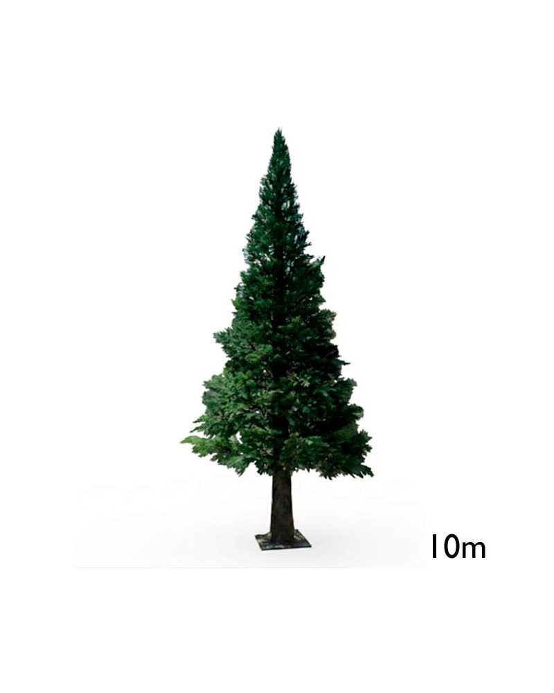 Arbol pino de Navidad extra gigante verde de 10 metros de altura