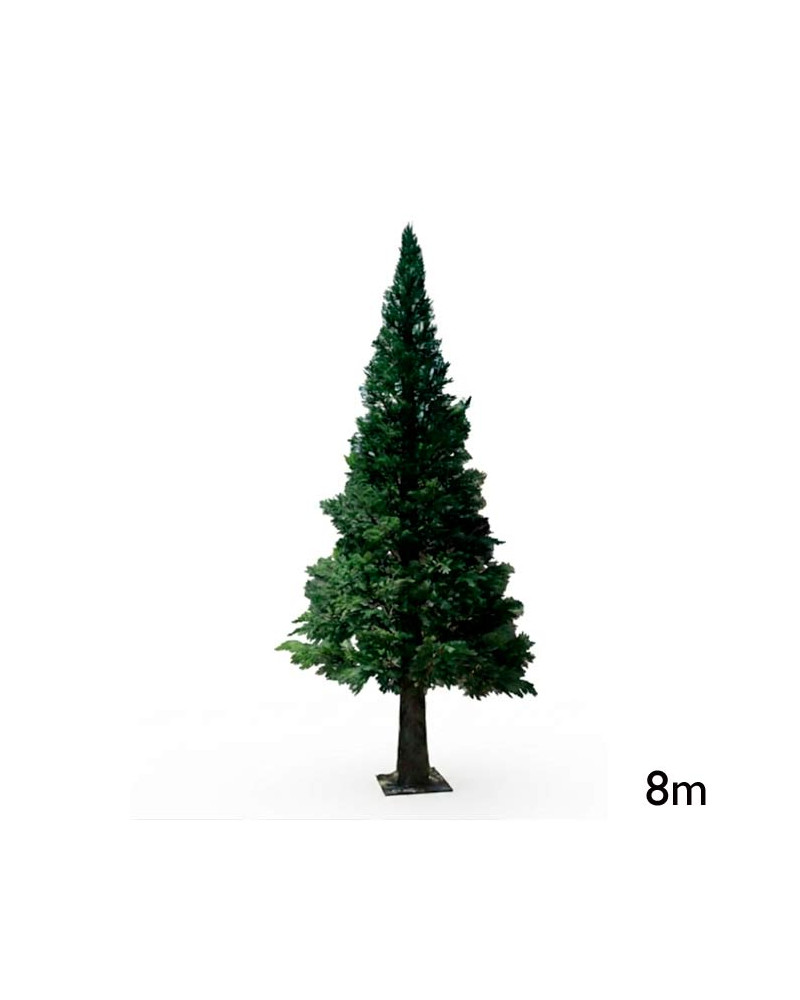 Extra giant green Christmas pine tree, 8 meters tall