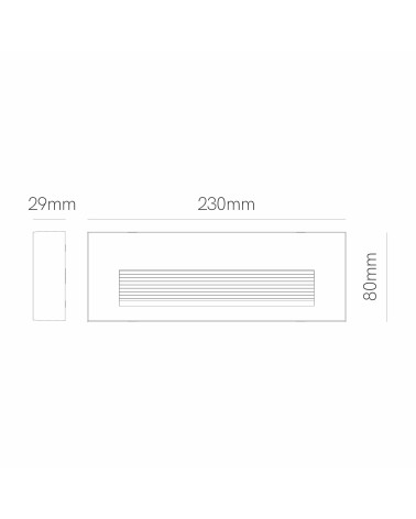 5W LED Surface Mounted Wall Washer 20cm Black 2700K / 3200K / 4000K
