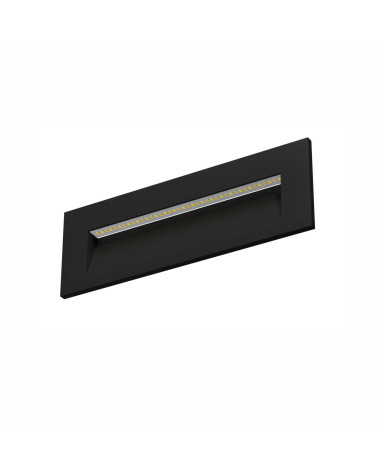 IP65 5W LED Recessed Wall Washer 20cm Black 2700K / 3200K / 4000K