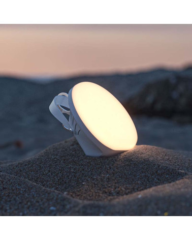 Adjustable portable outdoor light with handle, IP54, CCT dimmable, with power bank battery, 600lm