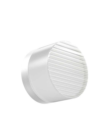 Aplique pared de exterior metraqrilato blanco redondo IP65 CCT 600Lm
