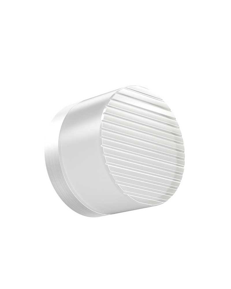 Aplique pared de exterior metraqrilato blanco redondo IP65 CCT 600Lm
