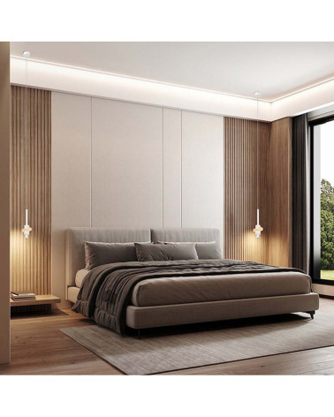 Modern LED Pendant Light 7W 3000K White Finish IP20