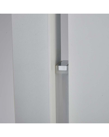 Lámpara de pie minimalista LED 48W en acabado blanco 3000K