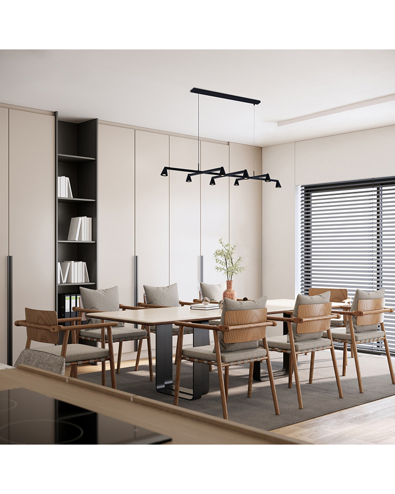 Elegant wall light 60cm LED 5W 3000K black