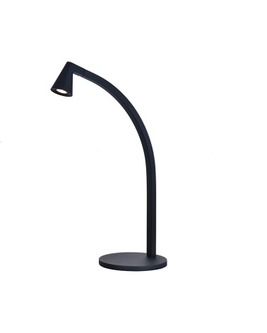 LED 5W uplight wall light, mid-century modern style, 3000K gold and crystal finish