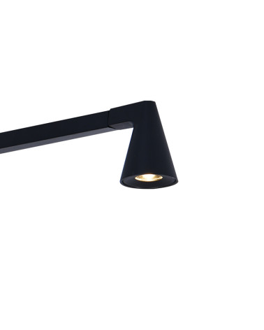 Lámpara colgante de un anillo LED 42W 3000K regulable TRIAC acabado blanco
