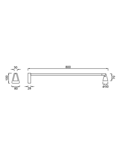LED ring pendant lamp 42W 3000K dimmable Triac white finish